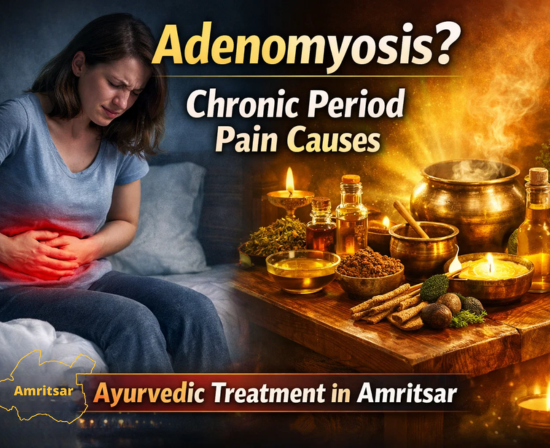 Adenomyosis – Causes of Chronic Period Pain & Adenomyosis Treatment in Ayurveda in Amritsar